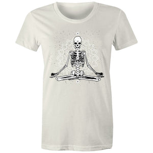 Women's Meditating Skeleton T-shirt
