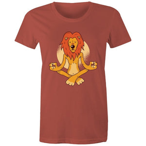 Women's Meditating Lion T-shirt