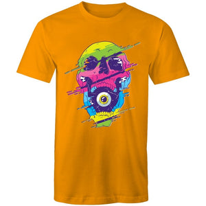 Men's Psychedelic Skull Speaker T-shirt