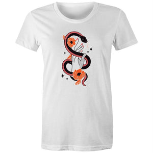 Women's Caduceus Hand Styled T-shirt