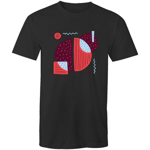 Men's Abstract Coffee Bean T-shirt