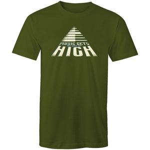 Men's Music Gets Me Way Up High T-shirt