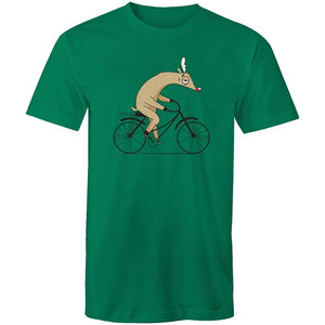 Men's Cycling Reindeer T-shirt