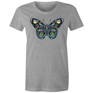 Women's Psychedelic Butterfly T-shirt