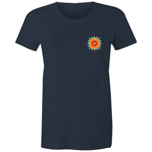 Women's Abstract Heart Pocket T-shirt