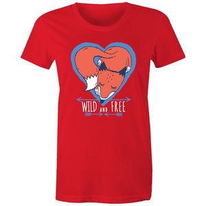 Women's Cute Wild And Free T-shirt