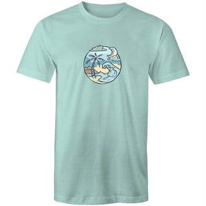 Men's Hand Drawn Beachside T-shirt
