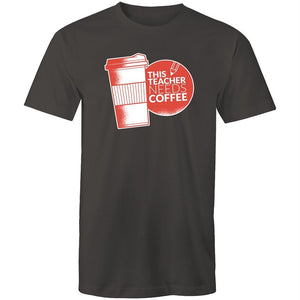 Men's This Teacher Needs Coffee T-shirt