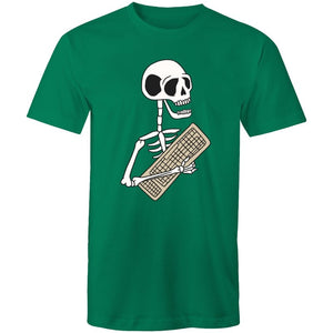 Men's Skeleton Keyboard Graphic T-shirt