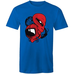 Men's Red Alien Space T-shirt