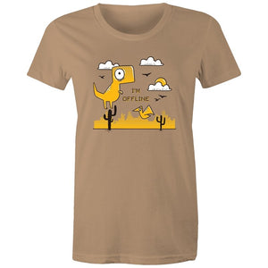 Women's Funny I'm Offline T-shirt