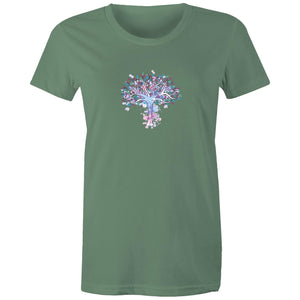 Women's Tree Of Life Watercolour T-shirt