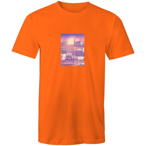 Men's Vaporwave City T-shirt - The Hippie House