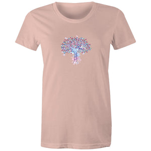 Women's Tree Of Life Watercolour T-shirt