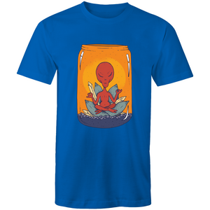 Men's Meditating Alien Lotus T-shirt