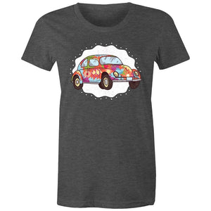 Women's Hippie Car T-shirt