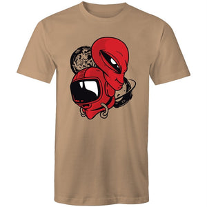 Men's Red Alien Space T-shirt