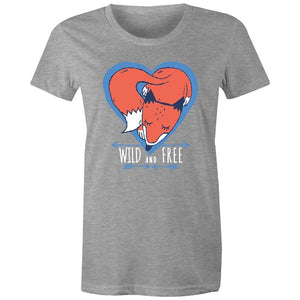 Women's Cute Wild And Free T-shirt