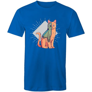 Men's Abstract Cat Alien T-shirt