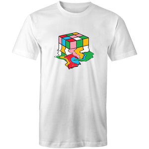 Men's Melting Rubiks Cube T-shirt