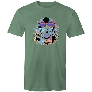 Men's Abstract Dog And Sunglasses T-shirt