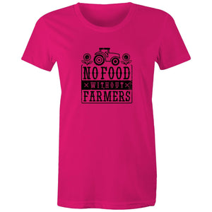 Women's No Food Without Farmers T-shirt