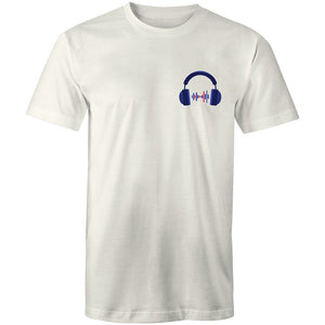Men's Music Headphones Pocket T-shirt