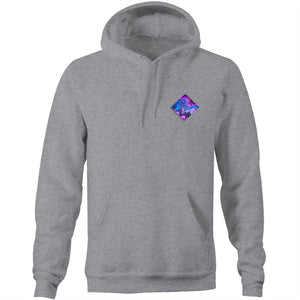 Purple Waves Hippie House Hoodie Sweatshirt