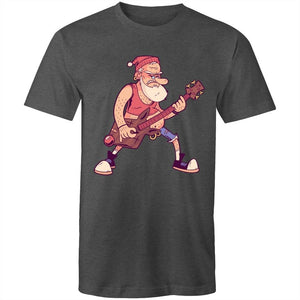 Men's Santa Christmas Rock T-shirt