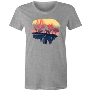 Women's Nature And City Contrast T-shirt