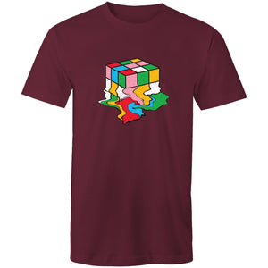 Men's Melting Rubiks Cube T-shirt