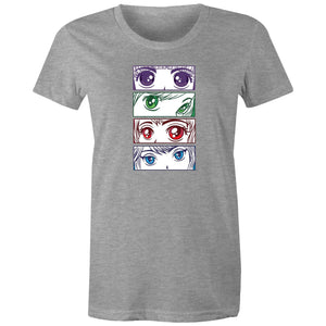Women's Anime Girl Eyes T-shirt