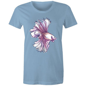 Women's Water coloured Fish T-shirt