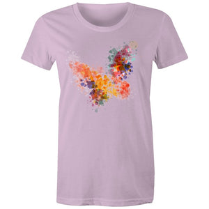 Women's Watercolour Butterfly T-shirt
