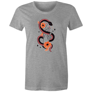 Women's Caduceus Hand Styled T-shirt