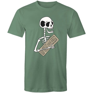Men's Skeleton Keyboard Graphic T-shirt