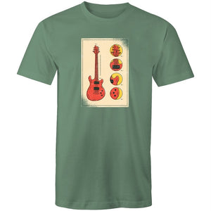 Men's Guitar Diagram T-shirt