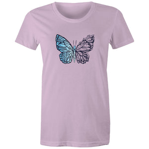Women's Crystal Butterfly T-shirt