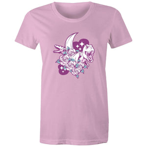 Women's Floral Dinosaurs T-shirt