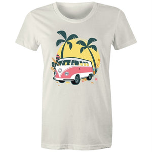 Women's Beach Kombi Van T-shirt