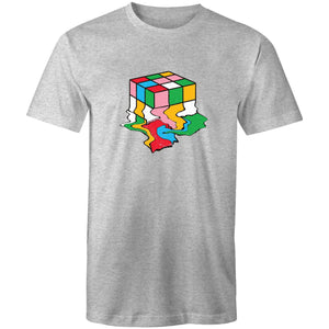 Men's Melting Rubiks Cube T-shirt