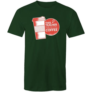 Men's This Teacher Needs Coffee T-shirt