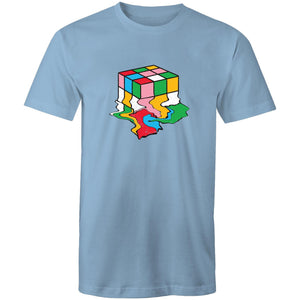 Men's Melting Rubiks Cube T-shirt