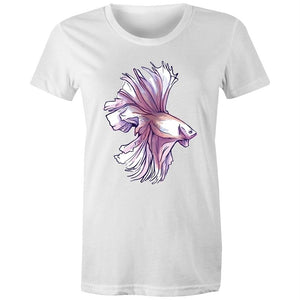 Women's Water coloured Fish T-shirt