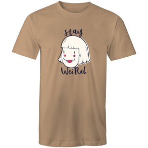 Men's Stay Weird Pop T-shirt