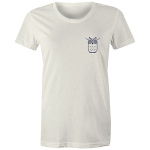 Women's Awake Owl Pocket T-shirt