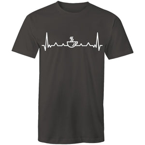 Men's Heartbeat Coffee T-shirt