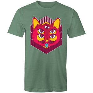 Men's Psychedelic Cat Eyes T-shirt