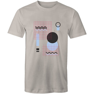 Men's Abstract Grid T-shirt