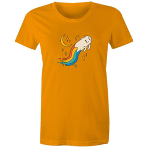Women's Rainbow Cat T-shirt